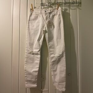Sneak Peek white distressed jeans size 11 NWT